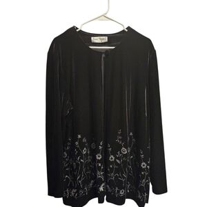 Vintage Velvet Embroidered Jacket